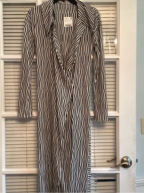 zara black and white long sleeve dress zara black white collared mini contrasting dress